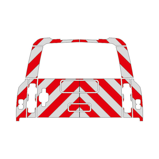 Land Rover Defender II, 2020/06 - | Heck-Warnmarkierungssatz