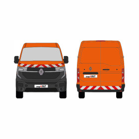 Renault Master IV / Nissan Interstar, kein E-Tech, 2024/09 - | Warnmarkierungssatz