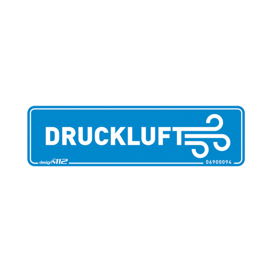 Aufkleber "Druckluft" 90 x 25 mm