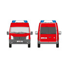 Contour marking set Ford Transit, 2001/01 - 2013/12  | Rear only |