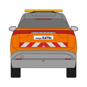 Nissan Ariya, 2022/09 -  | Warning marking kit