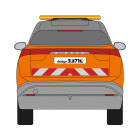 Nissan Ariya, 2022/09 -  | Warning marking kit