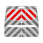 MB Citan, 2021/10 -, rear doors, box extension | Rear warning marking set