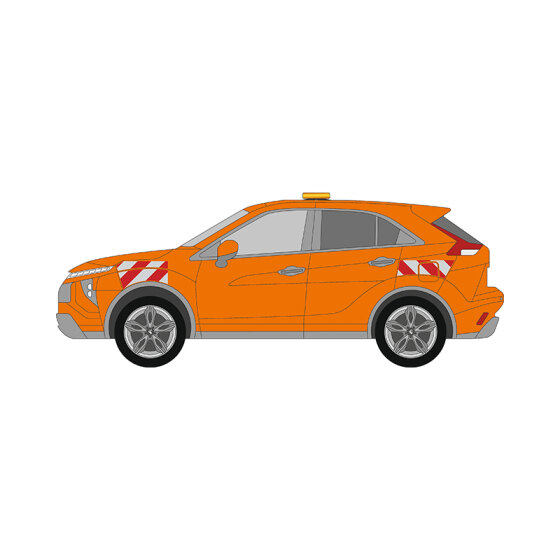 Mitsubishi Eclipse Cross, Hybrid, GK0, 2021/03 - 2025/02 | Warning marking kit