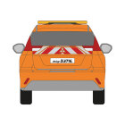 Mitsubishi Eclipse Cross, Hybrid, GK0, 2021/03 - 2025/02 | Warning marking kit