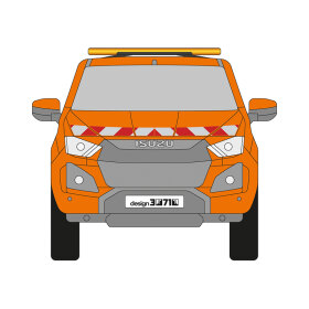 Isuzu D-Max, 2024/11 - | Warnmarkierungssatz
