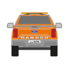Ford Ranger, Wildtrak, 2023/03 - , DIN-Plus | Flächen-Folierungssatz Gegossene Hochleistungsfolie (Oracal 970) Kommunalorange (RAL 2011)