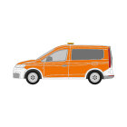 VW Caddy, 2020/09 - , DIN-Plus | Flächen-Folierungssatz Gegossene Hochleistungsfolie (Oracal 970) Kommunalorange (RAL 2011)