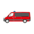 MB Sprinter, 2018/06 - , DIN-Plus | Flächen-Folierungssatz Gegossene Hochleistungsfolie (Oracal 970) Kommunalorange (RAL 2011)
