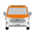 Ford Tourneo Custom, L1, H1, Heckklappe, 2023/07 - , DIN-Plus | Flächen-Folierungssatz Gegossene Hochleistungsfolie (Oracal 970) Kommunalorange (RAL 2011)