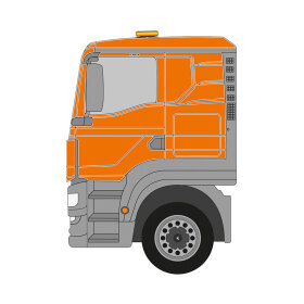 MAN TGS, TG3, Fahrerhaus TN, 2020 - , DIN-Plus |...