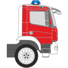 MB Atego, Euro 6, Fahrerhaus kurz, DIN-Plus | Flächen-Folierungssatz Gegossene Hochleistungsfolie (Oracal 970) Kommunalorange (RAL 2011)