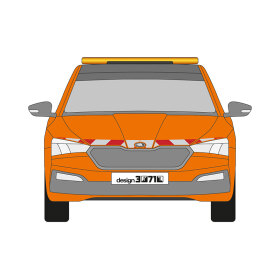 Skoda Scala (NW), 2024/01 -  | Warnmarkierungssatz