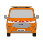 Ford Transit / Tourneo Custom, 2023/07 - | Warnmarkierungssatz