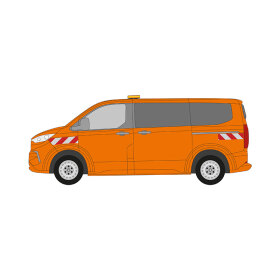 Ford Transit / Tourneo Custom, 2023/07 - | Warnmarkierungssatz Transporter, Heckklappe