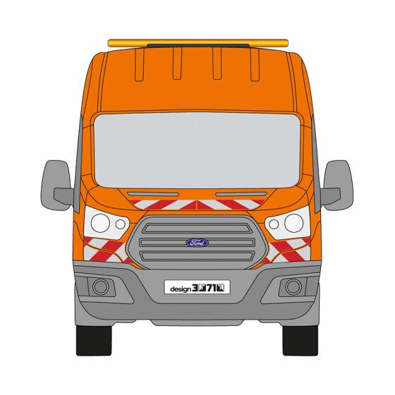 Ford (e-)Transit, 2019/08 - | Warnmarkierungssatz