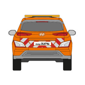 Hyundai Kona Elektro, OS, 2021/02 - 2023/08 | Warnmarkierungssatz