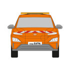 Hyundai Kona Elektro, OS, 2021/02 - 2023/08 | Warnmarkierungssatz