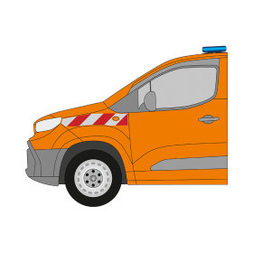 Toyota ProAce, V, 2024/04 - | Warnmarkierungssatz
