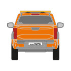 Isuzu D-Max, 2024/11 -, DIN-Plus | Flächen-Folierungssatz