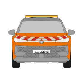 VW T-Roc, A2,  2025/11 - | Warnmarkierungssatz
