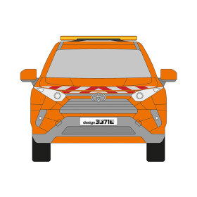 Toyota RAV 4, 2019/01 - 2026/03 | Warnmarkierungssatz