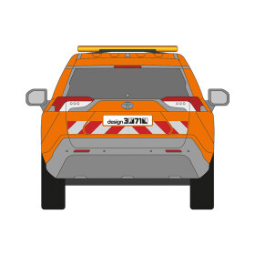 Toyota RAV 4, 2019/01 - 2026/03 | Warnmarkierungssatz