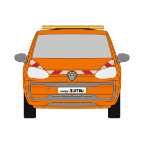 VW (e-)up!, 5-Türer, 2016/06 - 2022/12 | Warnmarkierungssatz