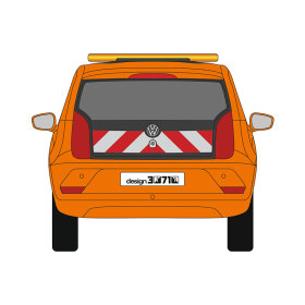 VW (e-)up!, 5-Türer, 2016/06 - 2022/12 | Warnmarkierungssatz