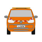 VW (e-)up!, 5-Türer, 2016/06 - 2022/12 | Warnmarkierungssatz