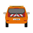 VW (e-)up!, 5-Türer, 2016/06 - 2022/12 | Warnmarkierungssatz