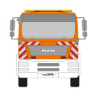 MAN TGS, 2007/10 - 2020 | Warnmarkierungssatz