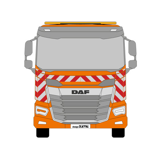 DAF XD, Day Cab, 2022 - | Warnmarkierungssatz