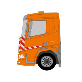 DAF XD, Day Cab, 2022 - | Warnmarkierungssatz