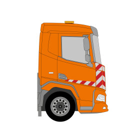 DAF XD, Day Cab, 2022 - | Warnmarkierungssatz