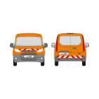 Ford Transit Connect, Hecktüren, L1, 2018/09 - 2024/05 | Warnmarkierungssatz | B-Ware (geöffnet)