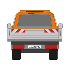 Opel Vivaro-e, Pritschenaufbau, 2020/10 - | Warnmarkierungssatz